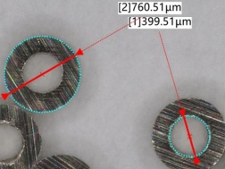 Limit size solder