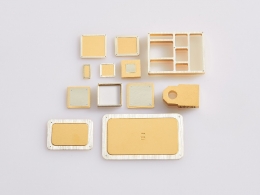 Preset Gold Tin airtight cover plate